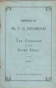 REPORT OF MR. F.G. RICHMOND ON THE FISHERIES OF THE RIVER DART. 1919. By F.G. Richmond.