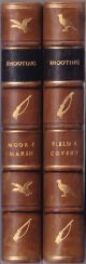 BADMINTON LIBRARY. SHOOTING: MOOR AND MARSH and SHOOTING: FIELD AND COVERT. By Lord Walsingham and Sir Ralph Payne-Gallwey, Bt. TWO HANDSOMELY BOUND VOLUMES IN TAN CALF.