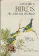 LAMBERT'S BIRDS OF GARDEN AND WOODLAND. Paintings by Terence Lambert. Text  by Alan Mitchell.