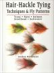 HAIR-HACKLE TYING TECHNIQUES and FLY PATTERNS: TROUT, BASS, SALMON, STEELHEAD, SALTWATER. By Gordon Mackenzie of Redcastle. Hardback issue.