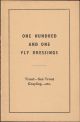 ONE HUNDRED AND ONE FLY DRESSINGS: TROUT - SEA TROUT - GRAYLING, ETC.