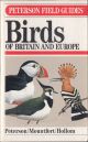 A FIELD GUIDE TO BIRDS OF BRITAIN AND EUROPE. By Roger Tory Peterson, Guy Mountfort, P.A.D. Hollom. Fifth edition. In collaboration with D.I.M. Wallace.