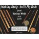MAKING STRIP-BUILT FLY RODS FROM VARIOUS WOODS ON A LATHE. By John Betts.